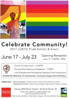 Pride show palm card